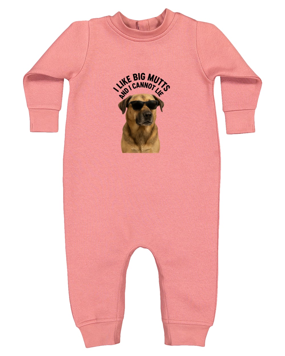 4447 Rabbit Skins Infant Fleece One-Piece Bodysuit - Mauvelous