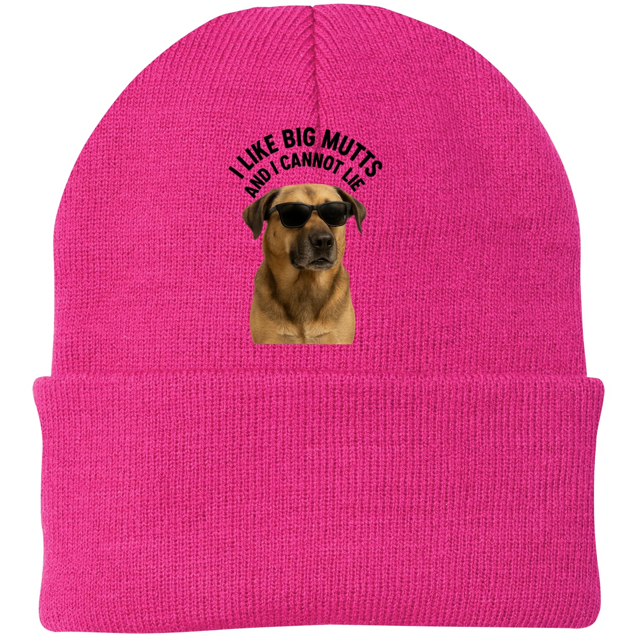 CP90 Port & Company Knit Beanie - Neon Pink