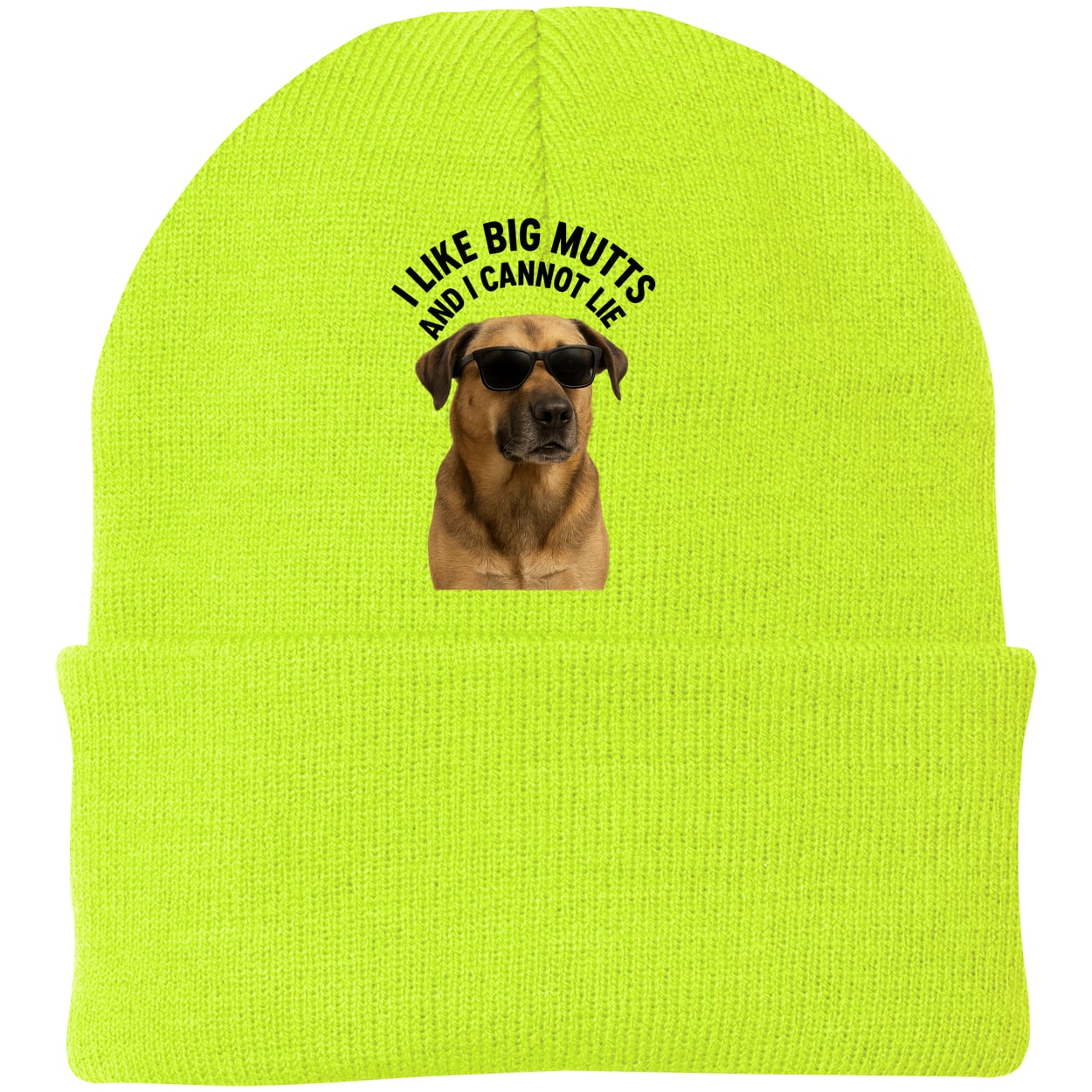 CP90 Port & Company Knit Beanie - Neon Yellow