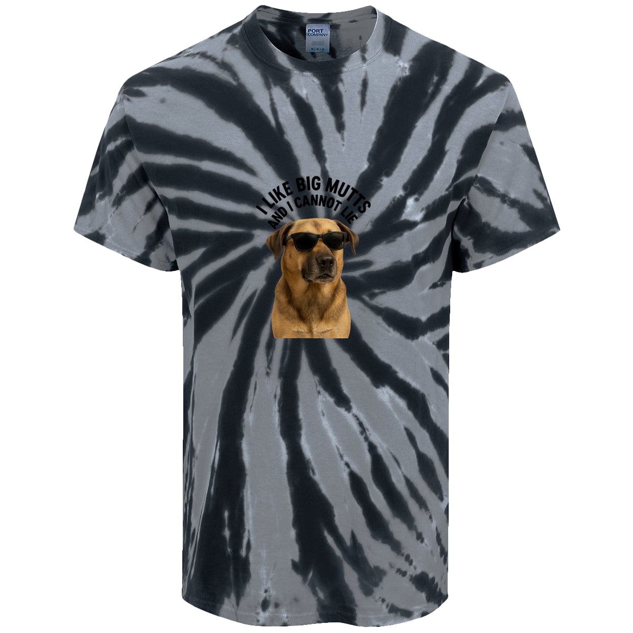 PC147 Port & Company Tie-Dye Tee - Black