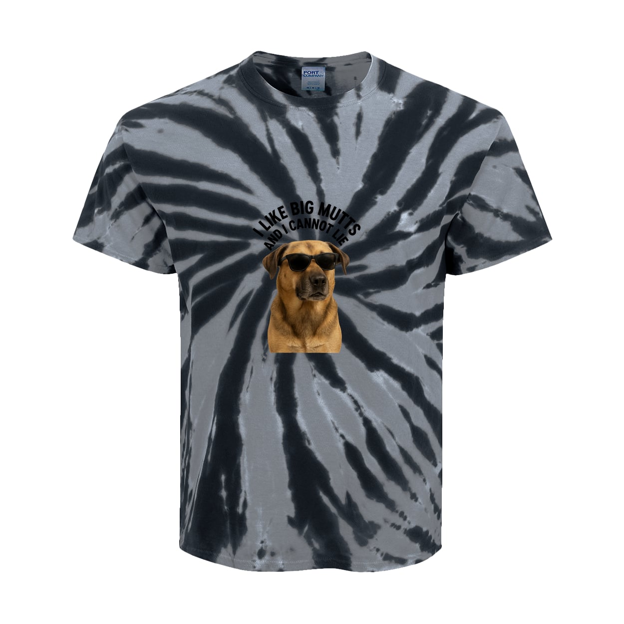 PC147Y Port & Company Kids Tie-Dye Tee - Black