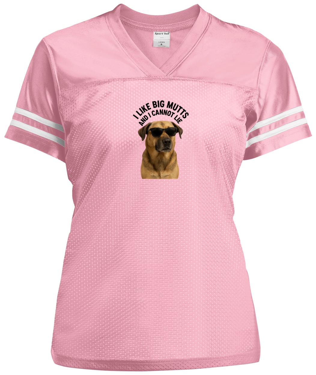 LST307 Sport-Tek Ladies' Replica Jersey - Light Pink/White