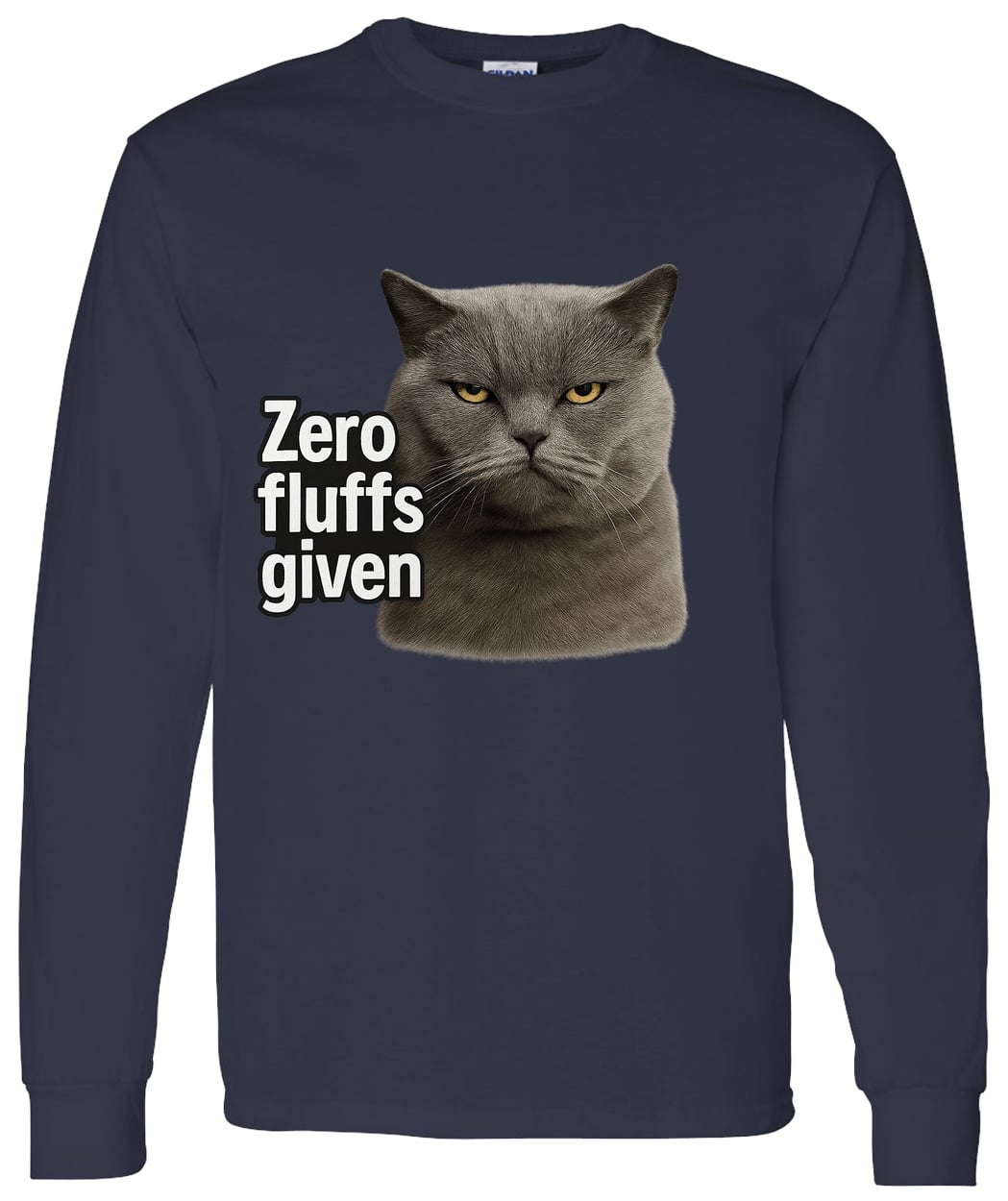 G540 LS T-Shirt 5.3 oz. - Navy
