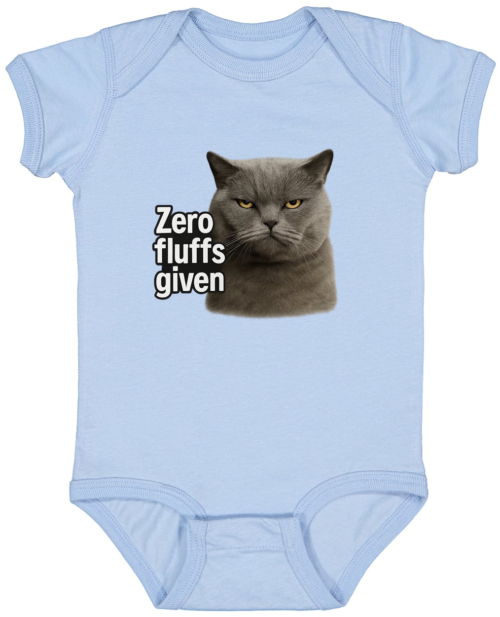 4424 Infant Fine Jersey Bodysuit - Light Blue