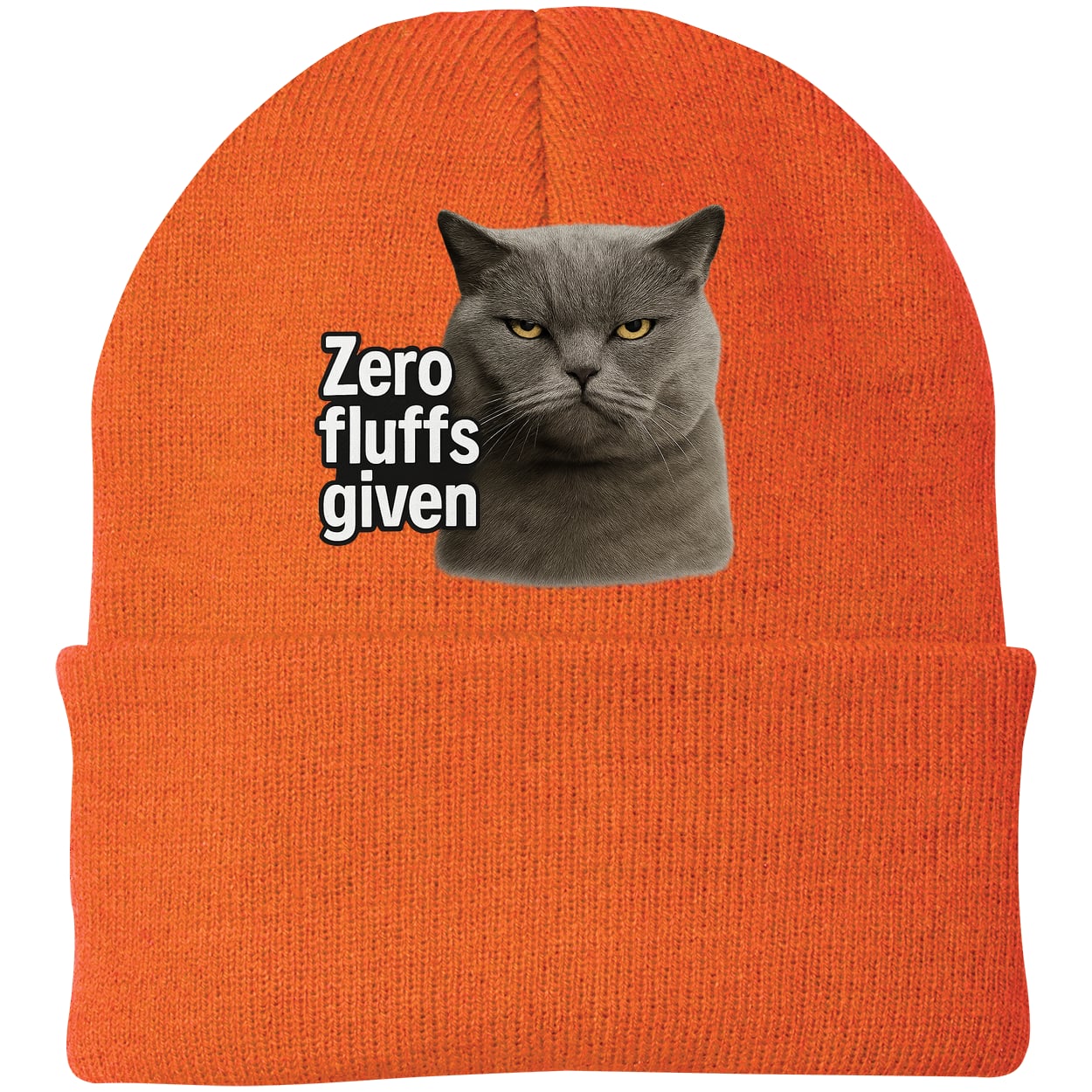 CP90 Port & Company Knit Beanie - Neon Orange