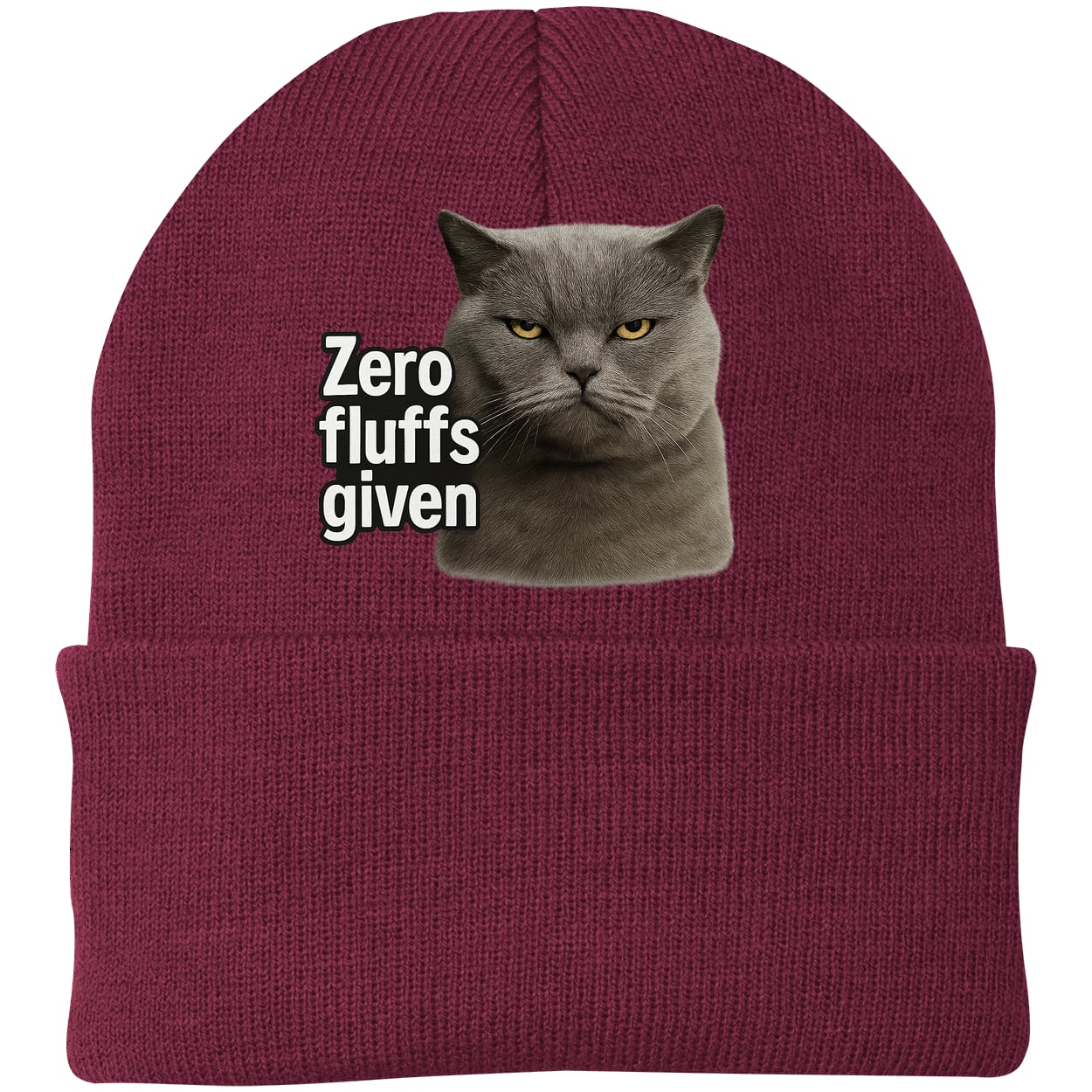 CP90 Port & Company Knit Beanie - Maroon