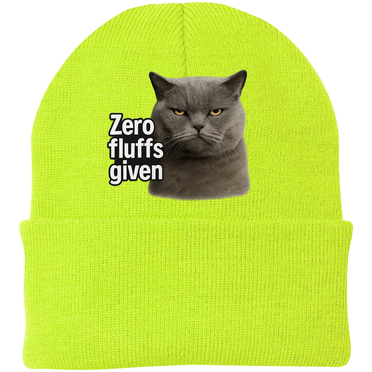 CP90 Port & Company Knit Beanie - Neon Yellow