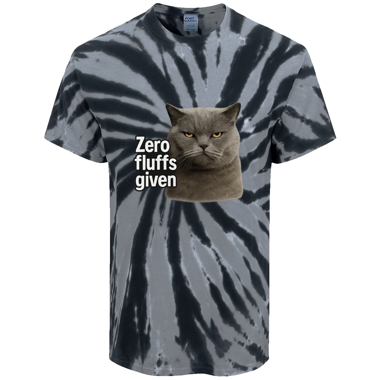 PC147 Port & Company Tie-Dye Tee - Black