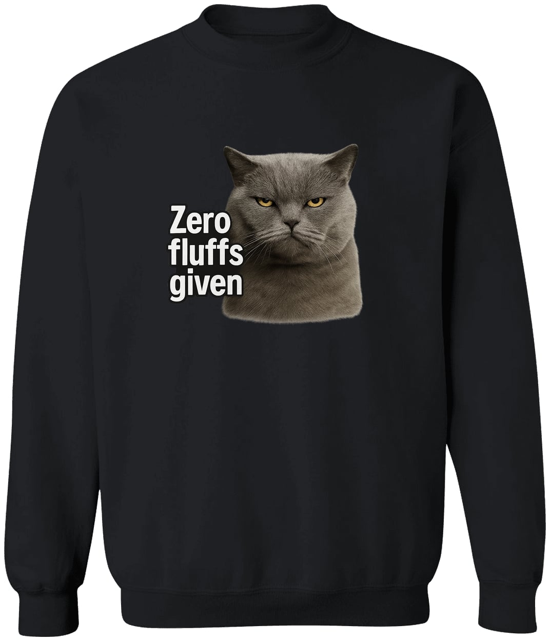 G180 Gildan Crewneck Pullover Sweatshirt - Black