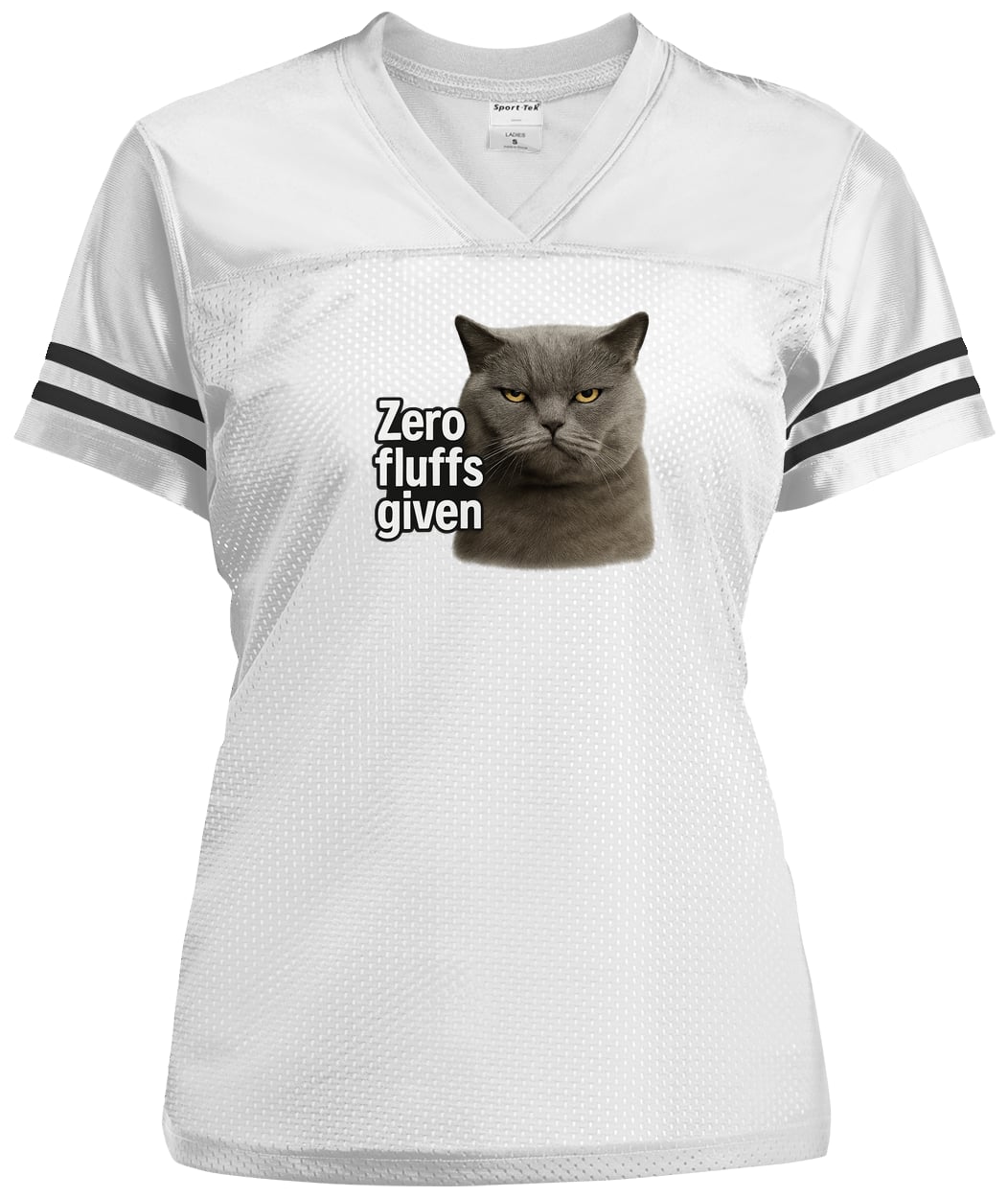 LST307 Sport-Tek Ladies' Replica Jersey - White/Black