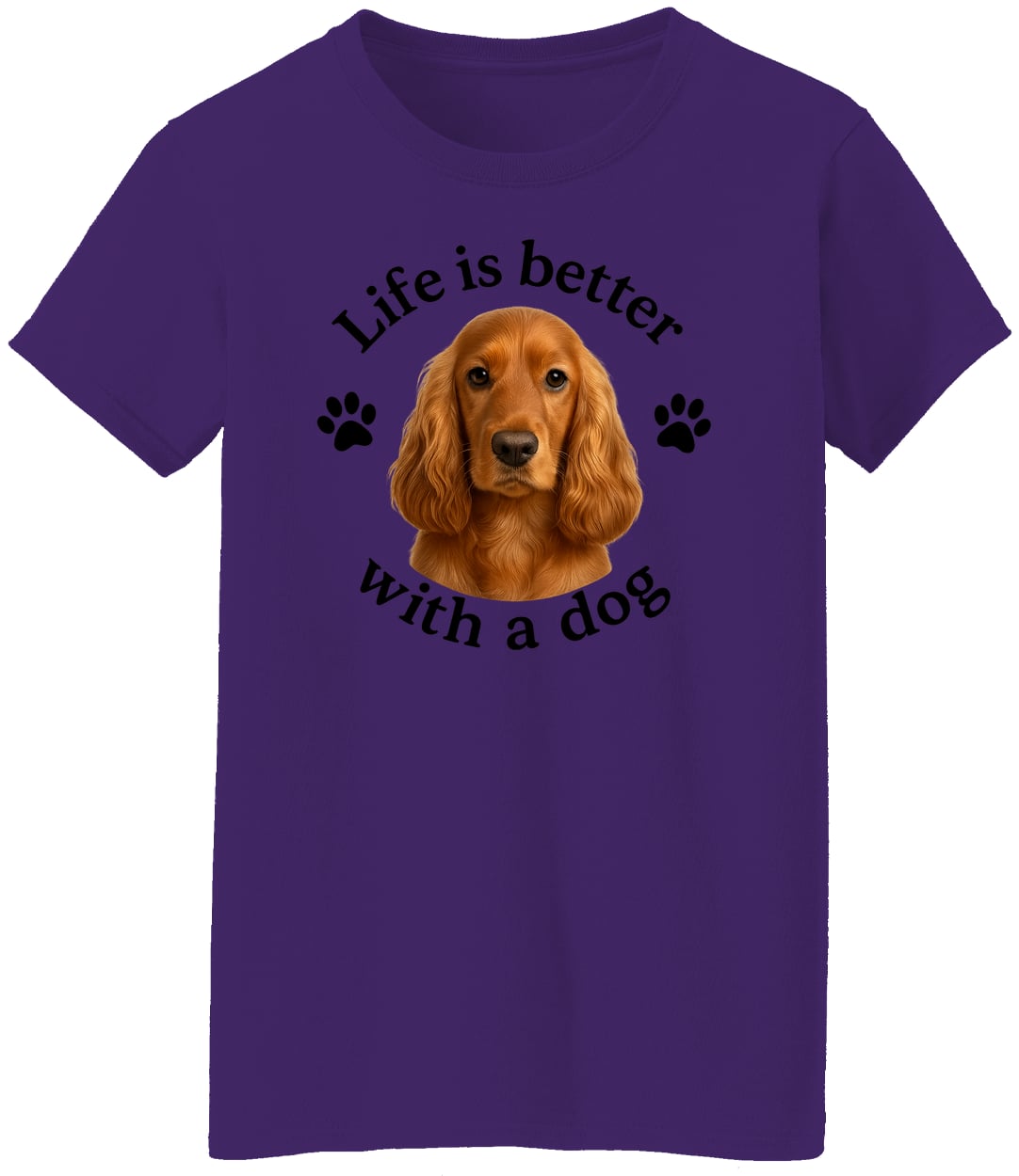 G500L Ladies' 5.3 oz. T-Shirt - Purple