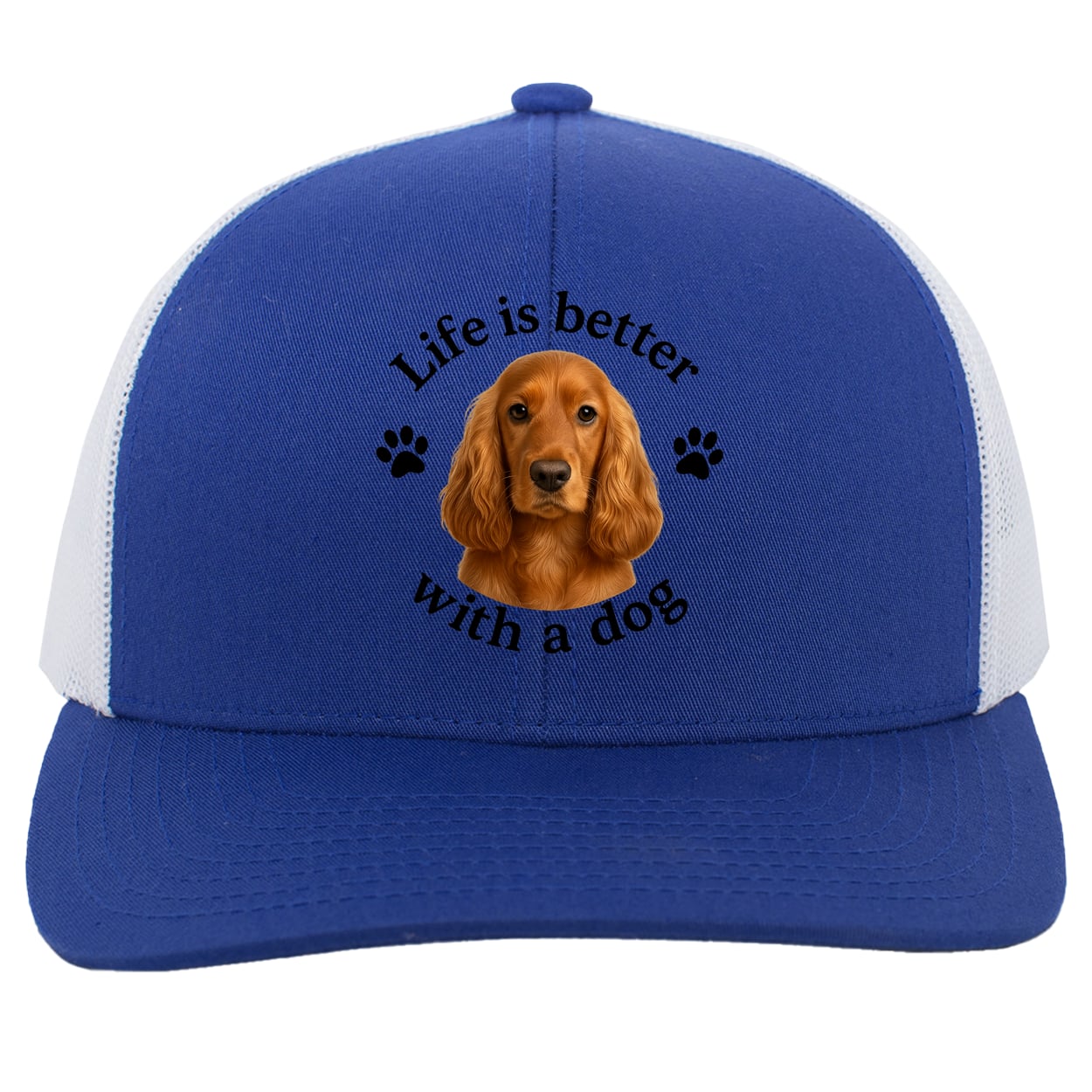 104C Trucker Snap Back - Royal/White