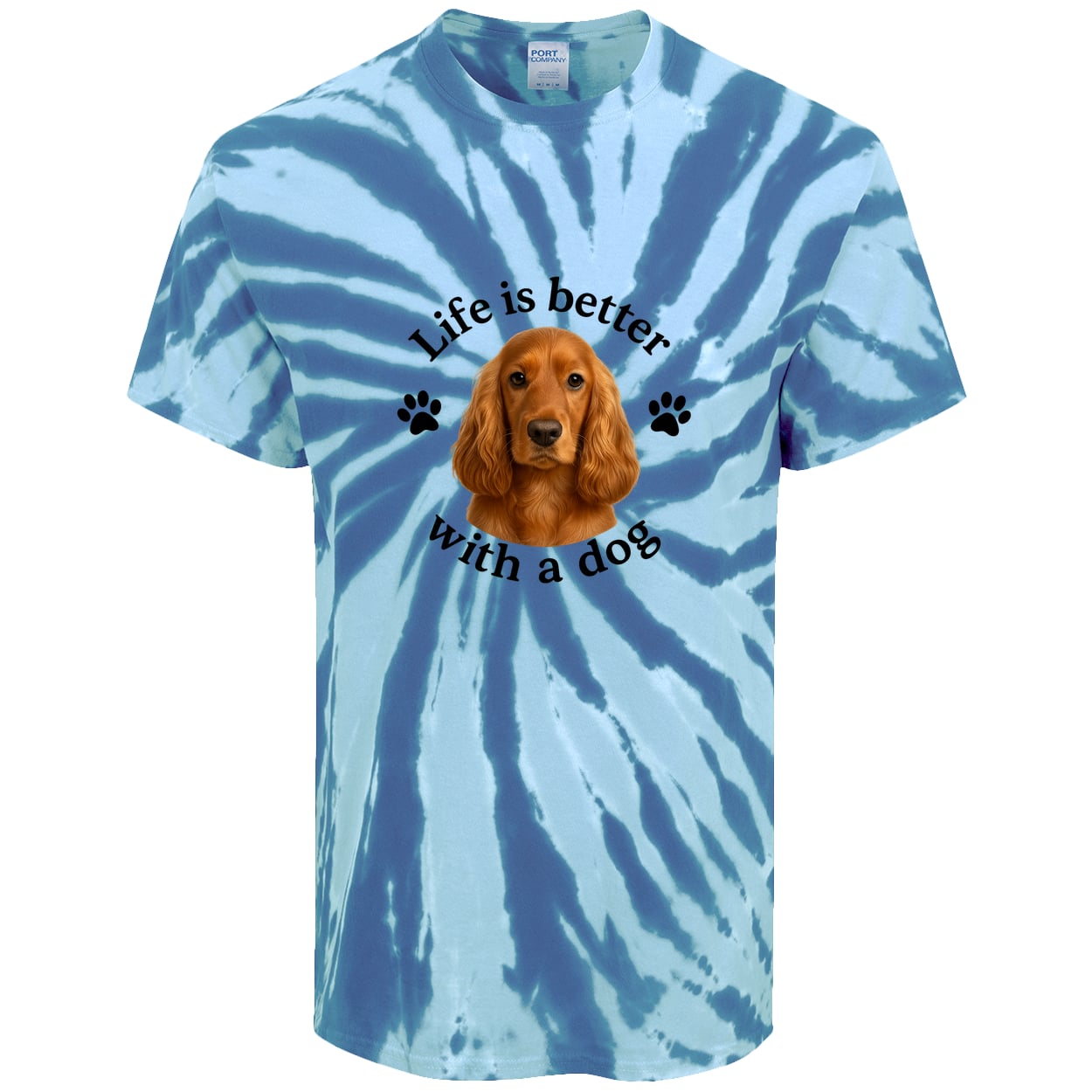PC147 Port & Company Tie-Dye Tee - Royal