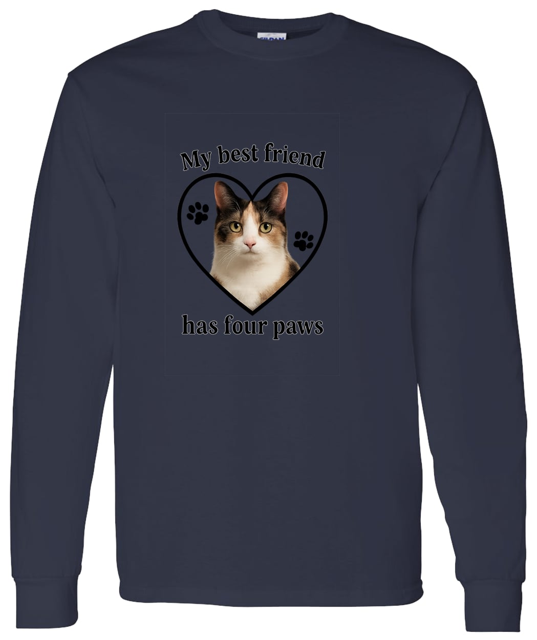 G540 LS T-Shirt 5.3 oz. - Navy