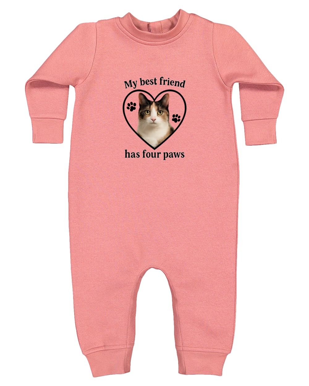 4447 Rabbit Skins Infant Fleece One-Piece Bodysuit - Mauvelous