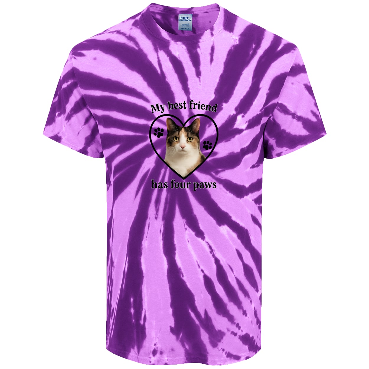 PC147 Port & Company Tie-Dye Tee - Purple