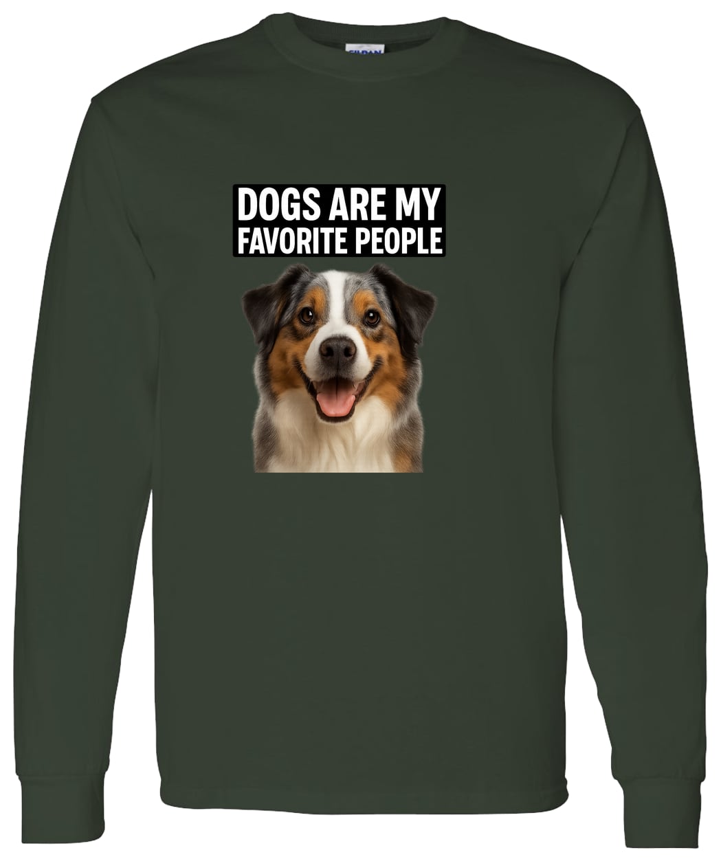 G540 LS T-Shirt 5.3 oz. - Forest Green