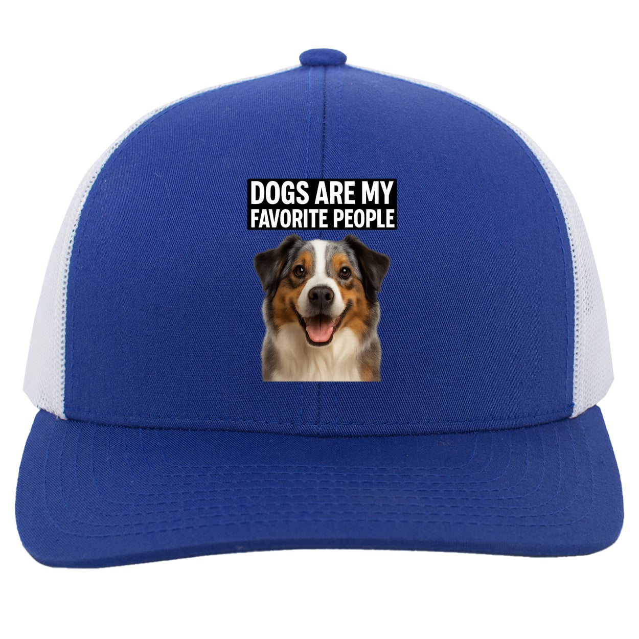 104C Trucker Snap Back - Royal/White