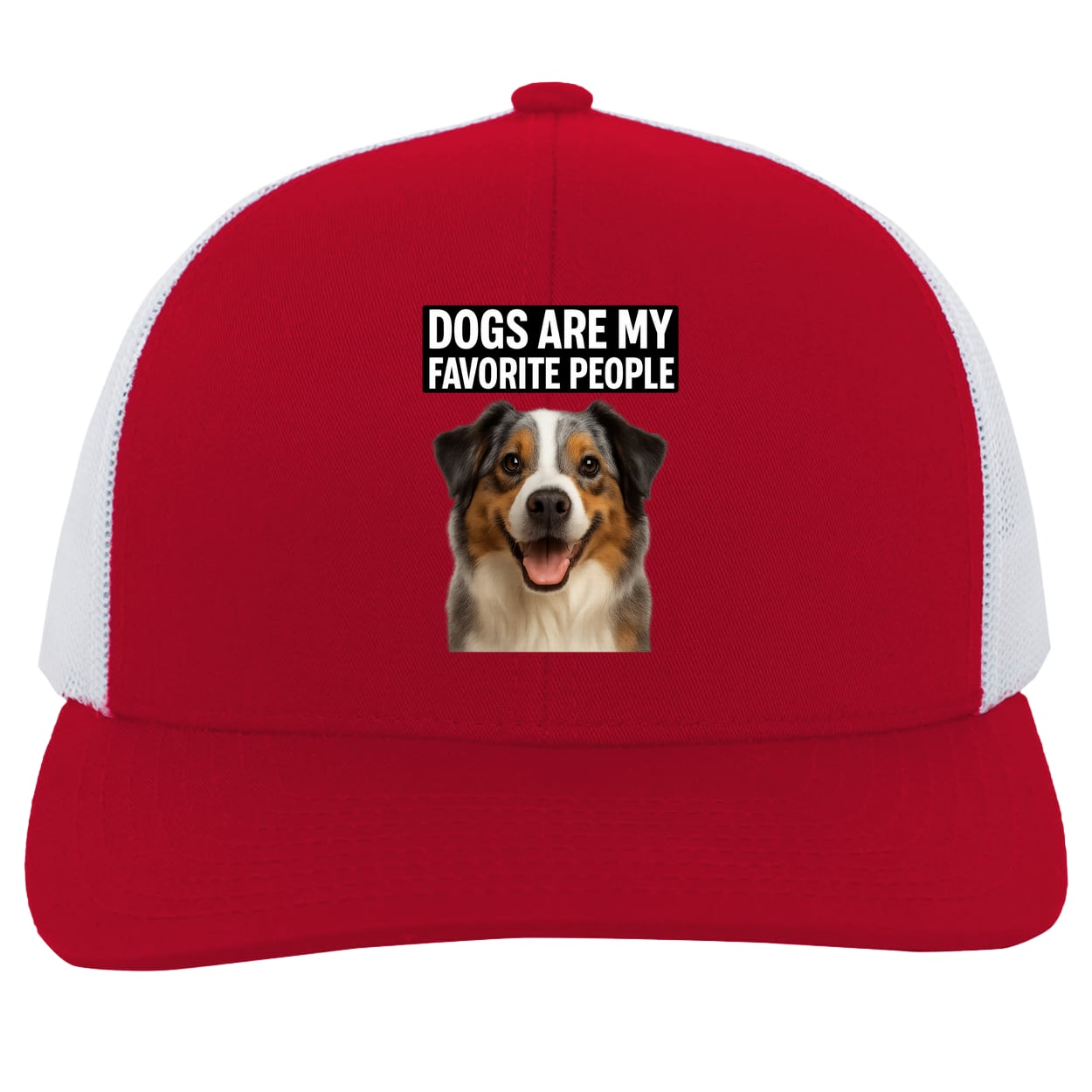 104C Trucker Snap Back - Red/White