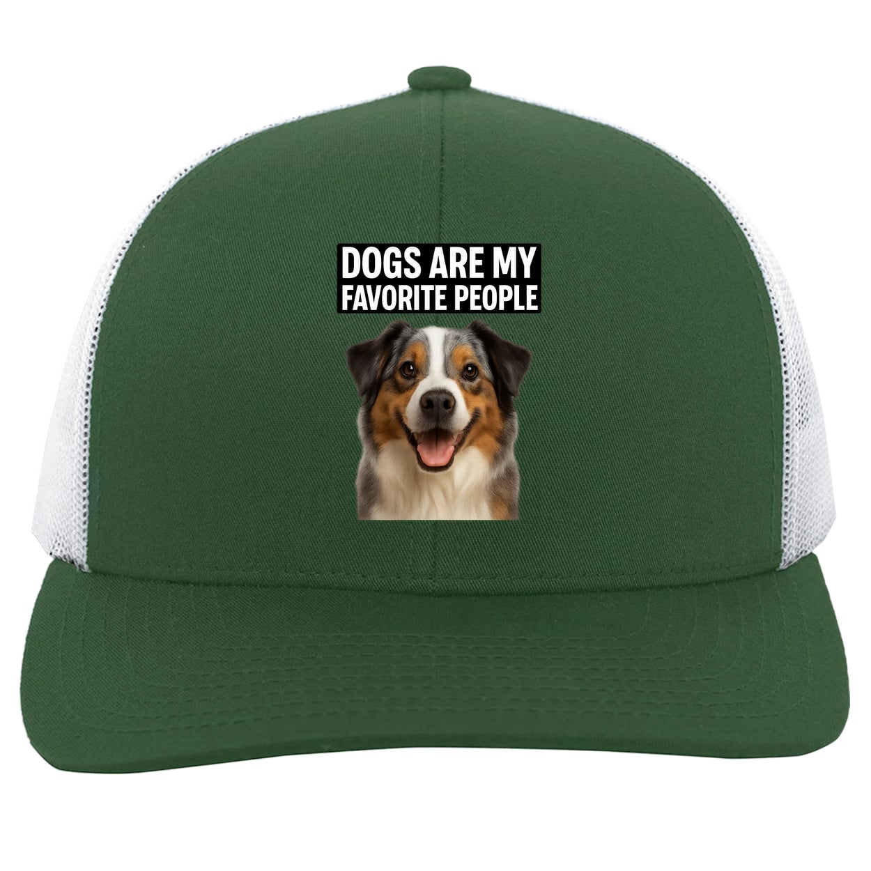104C Trucker Snap Back - Dark Green/White
