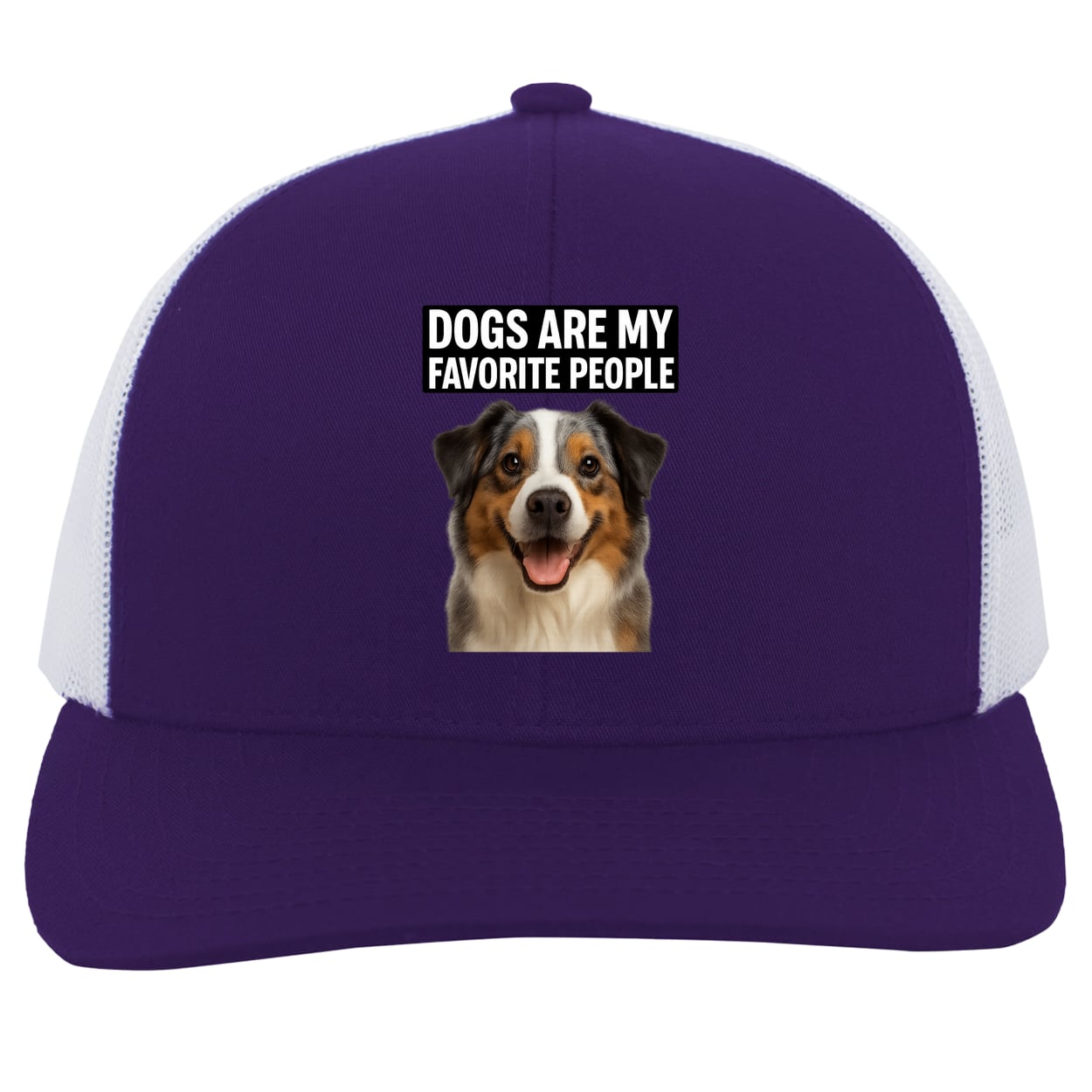 104C Trucker Snap Back - Purple/White