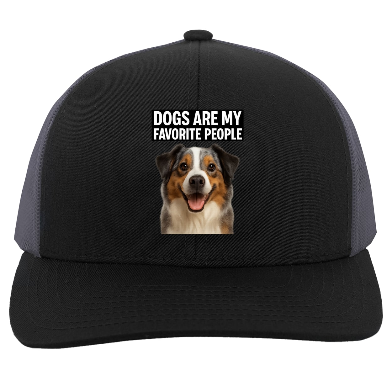 104C Trucker Snap Back - Black/Graphite