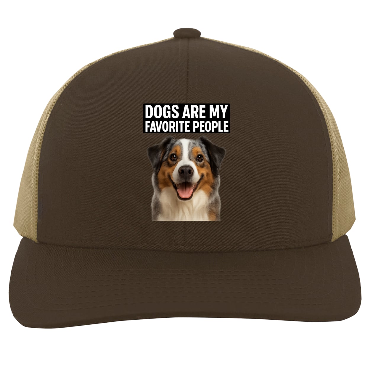 104C Trucker Snap Back - Brown/Khaki