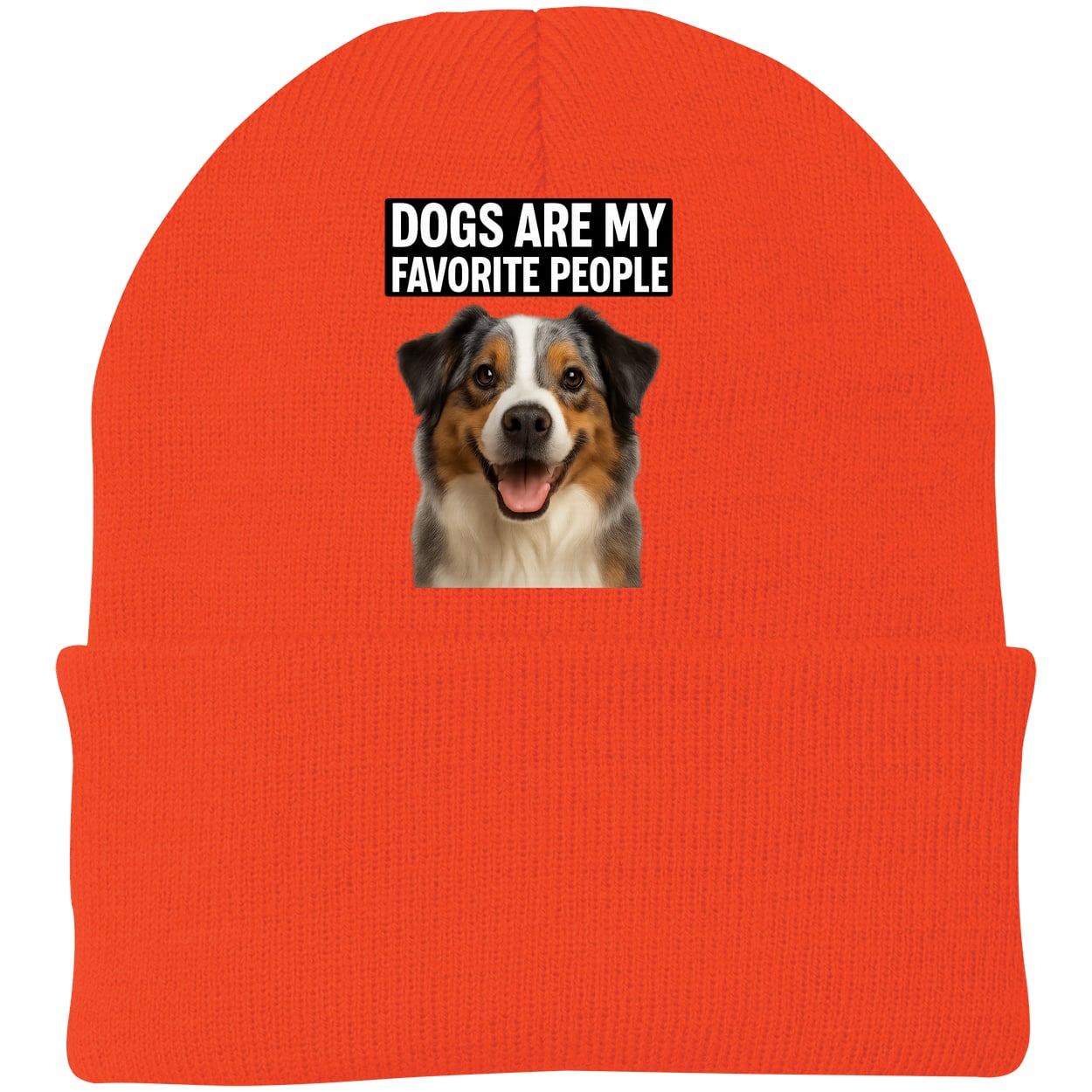 CP90 Port & Company Knit Beanie - Athletic Orange