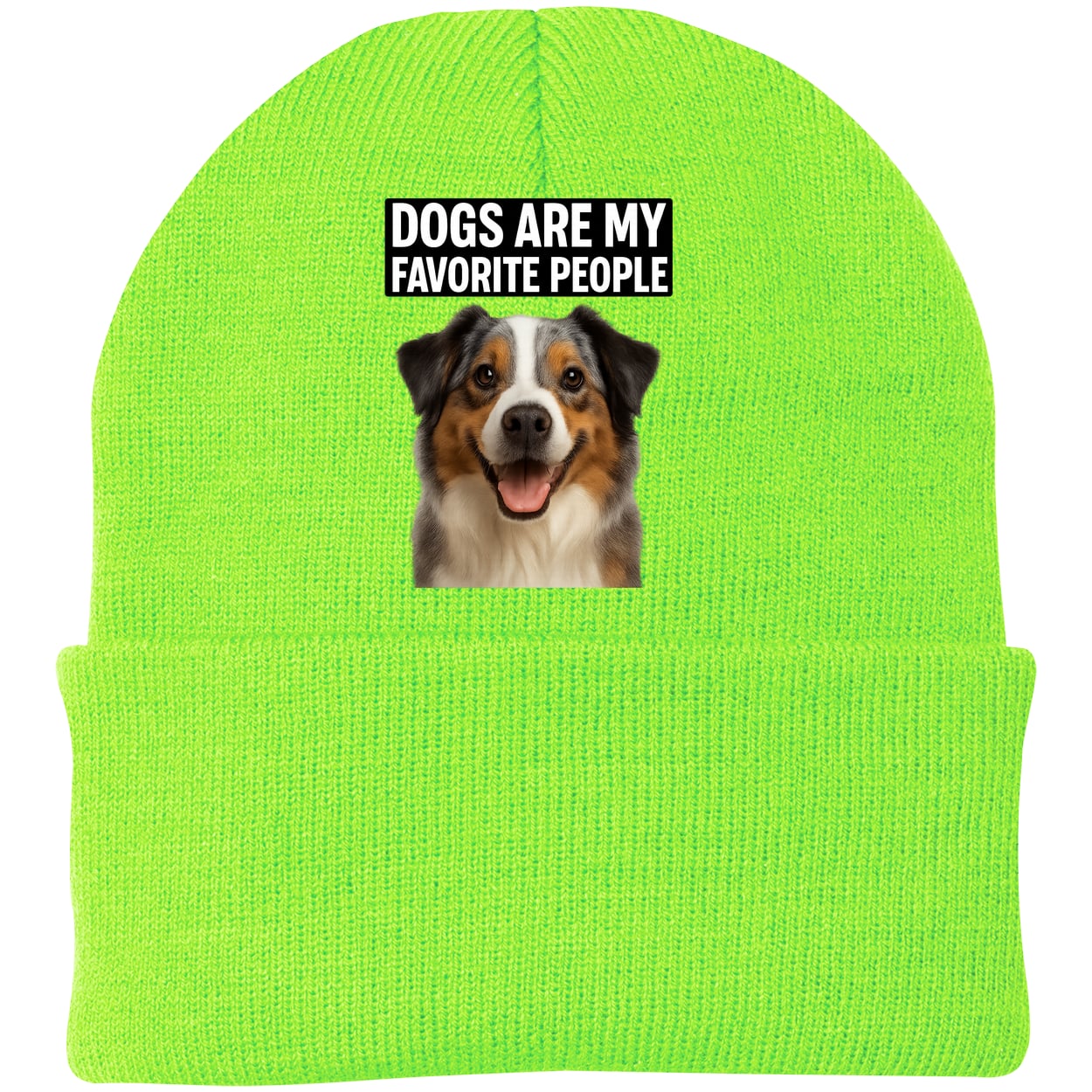 CP90 Port & Company Knit Beanie - Neon Green