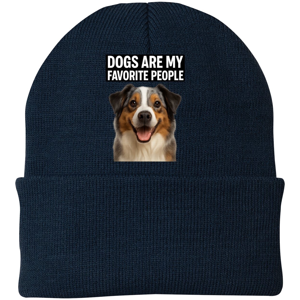 CP90 Port & Company Knit Beanie - Navy