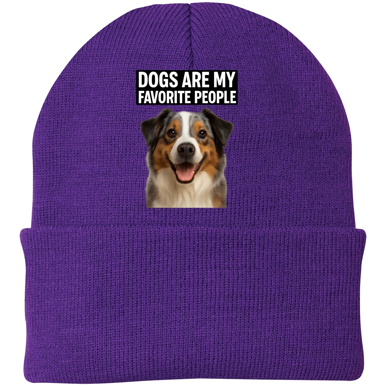 CP90 Port & Company Knit Beanie - Athletic Purple