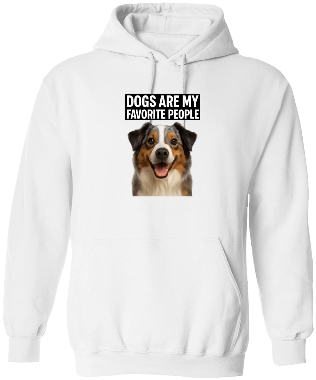 G185 Gildan Pullover Hoodie - White