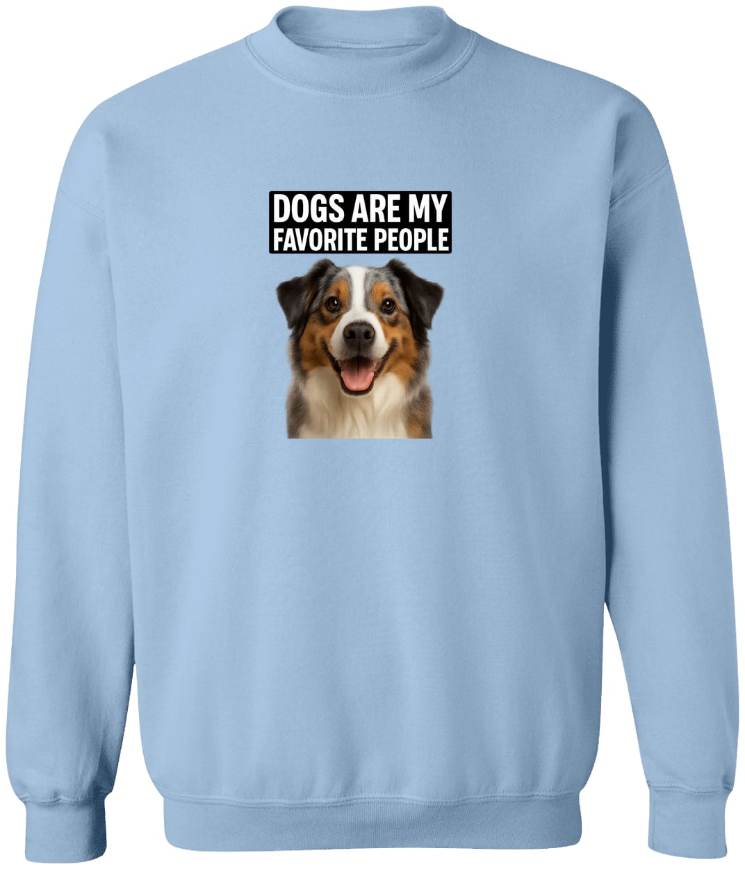 G180 Gildan Crewneck Pullover Sweatshirt - Light Blue