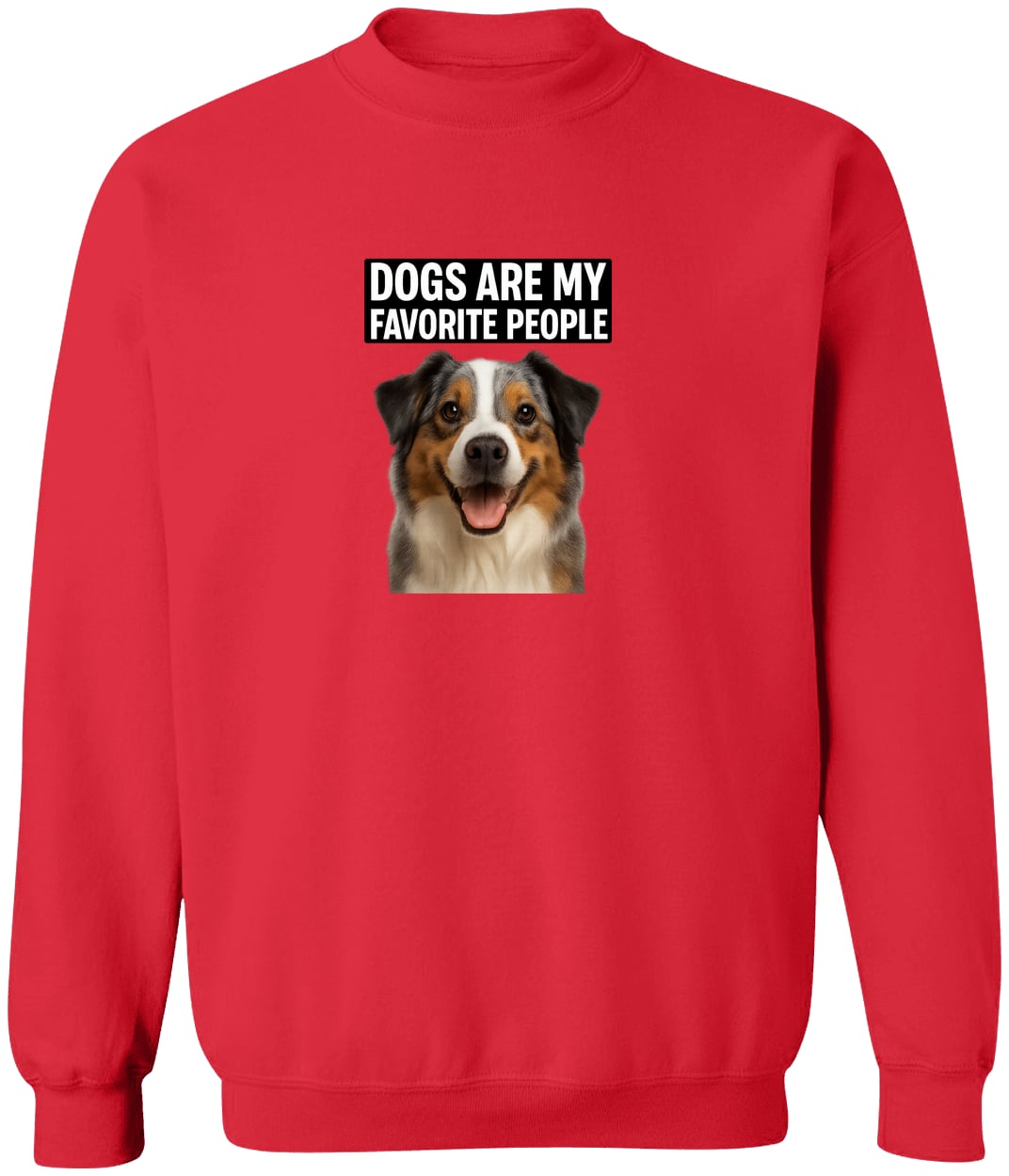 G180 Gildan Crewneck Pullover Sweatshirt - Red