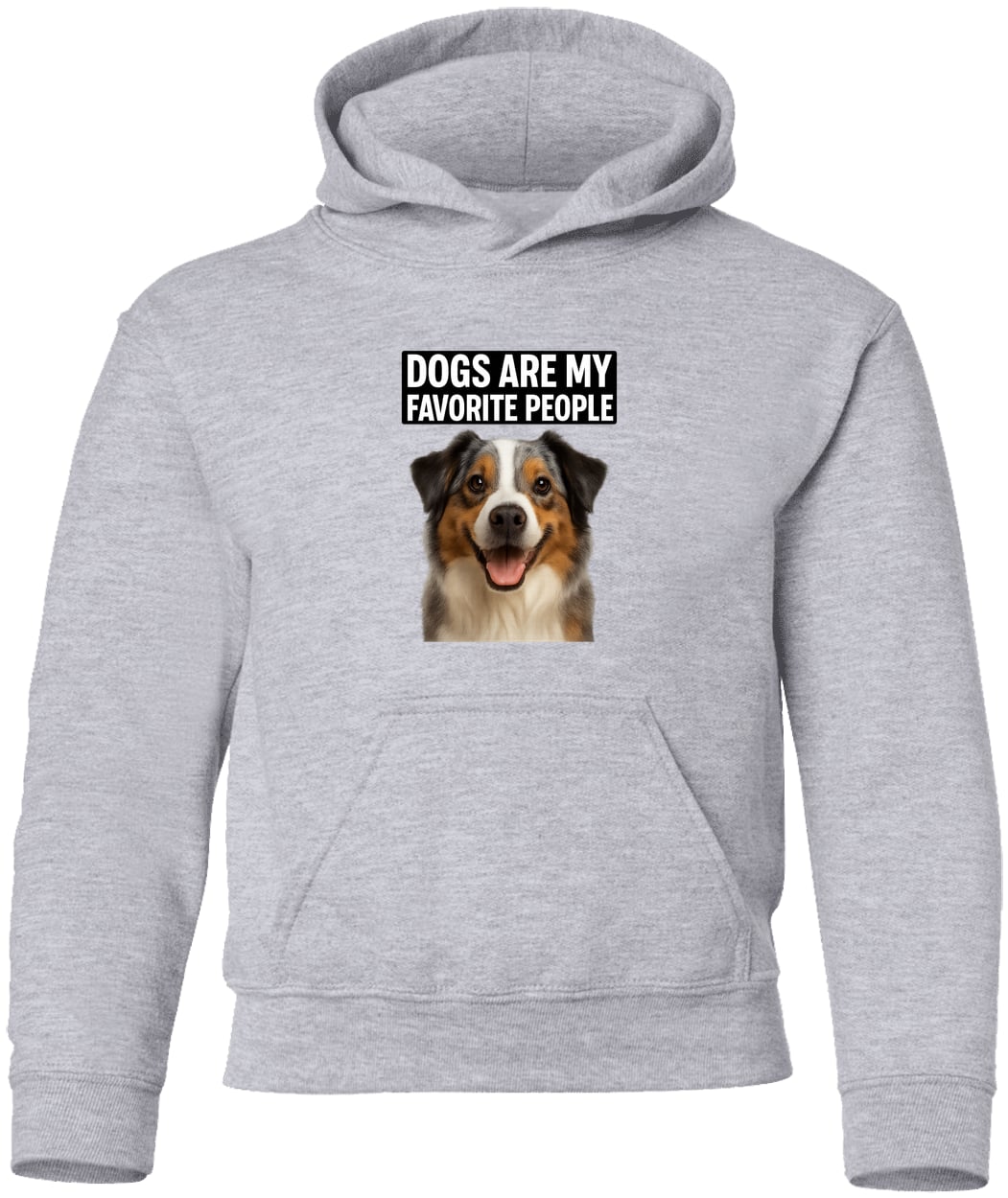 G185B Gildan Youth Pullover Hoodie - Sport Grey