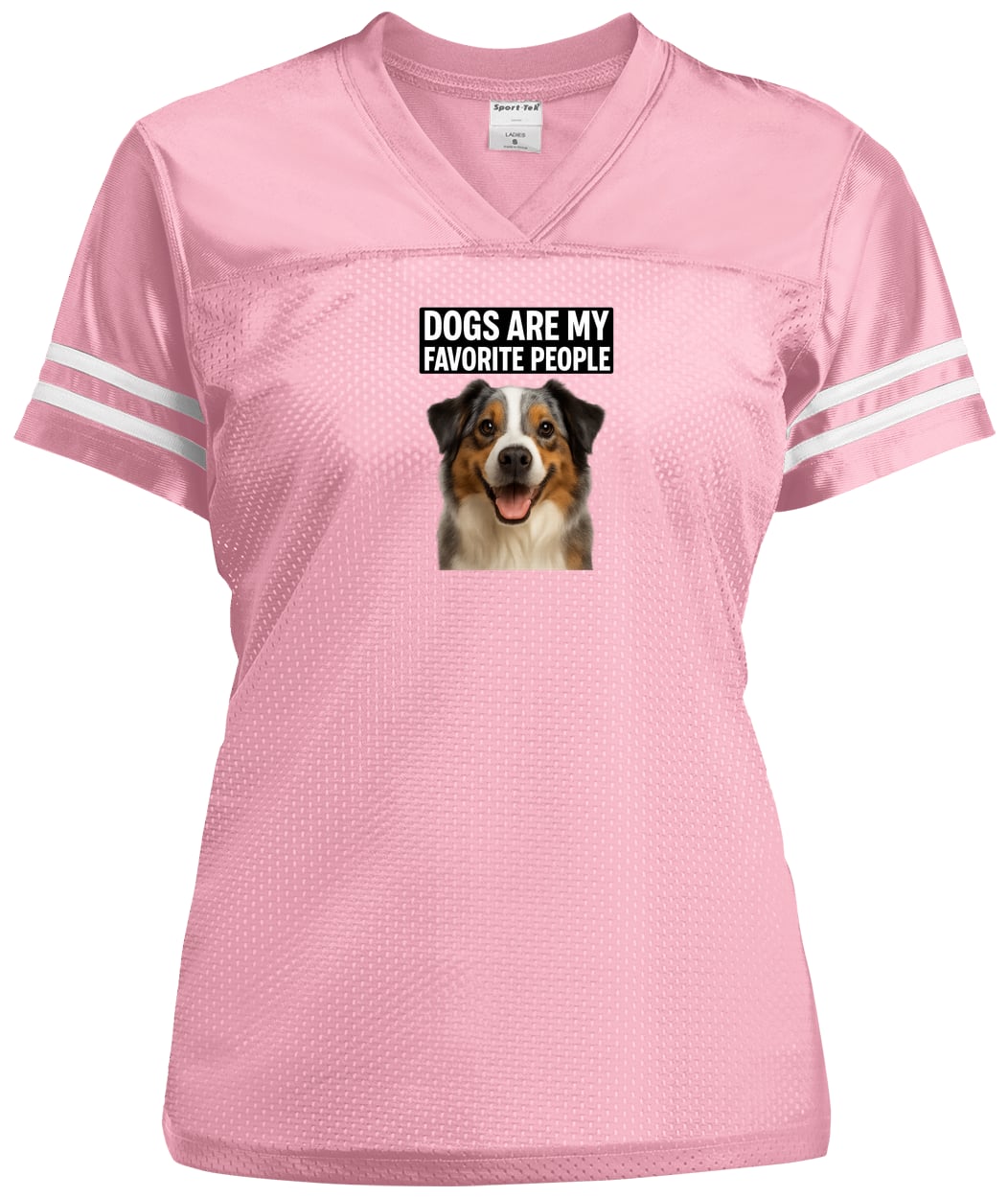 LST307 Sport-Tek Ladies' Replica Jersey - Light Pink/White