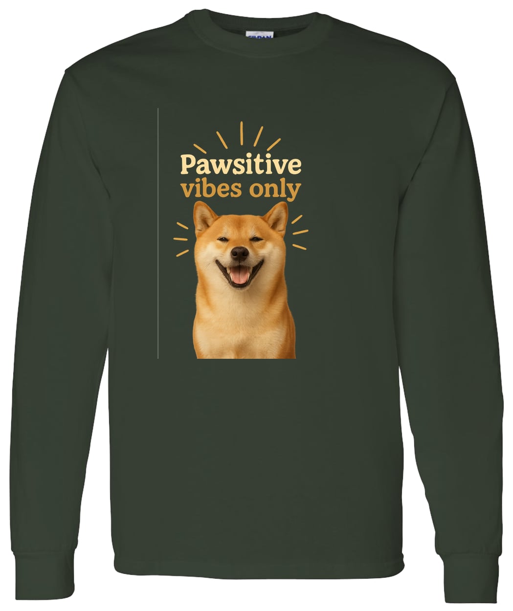 G540 LS T-Shirt 5.3 oz. - Forest Green