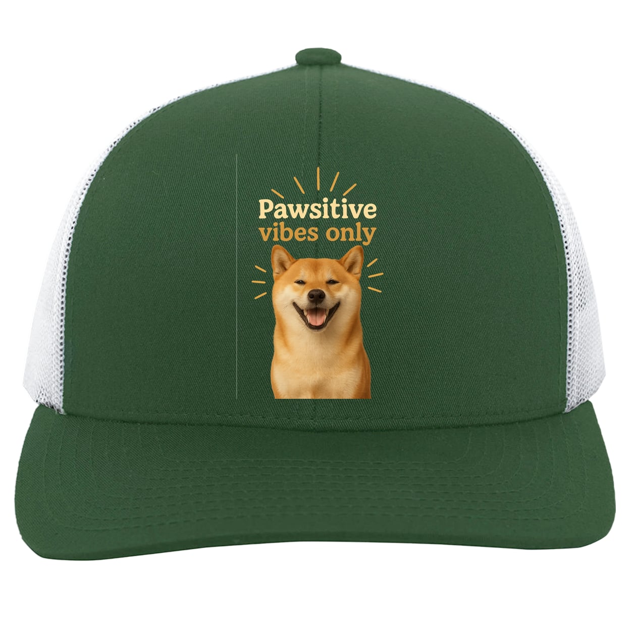 104C Trucker Snap Back - Dark Green/White
