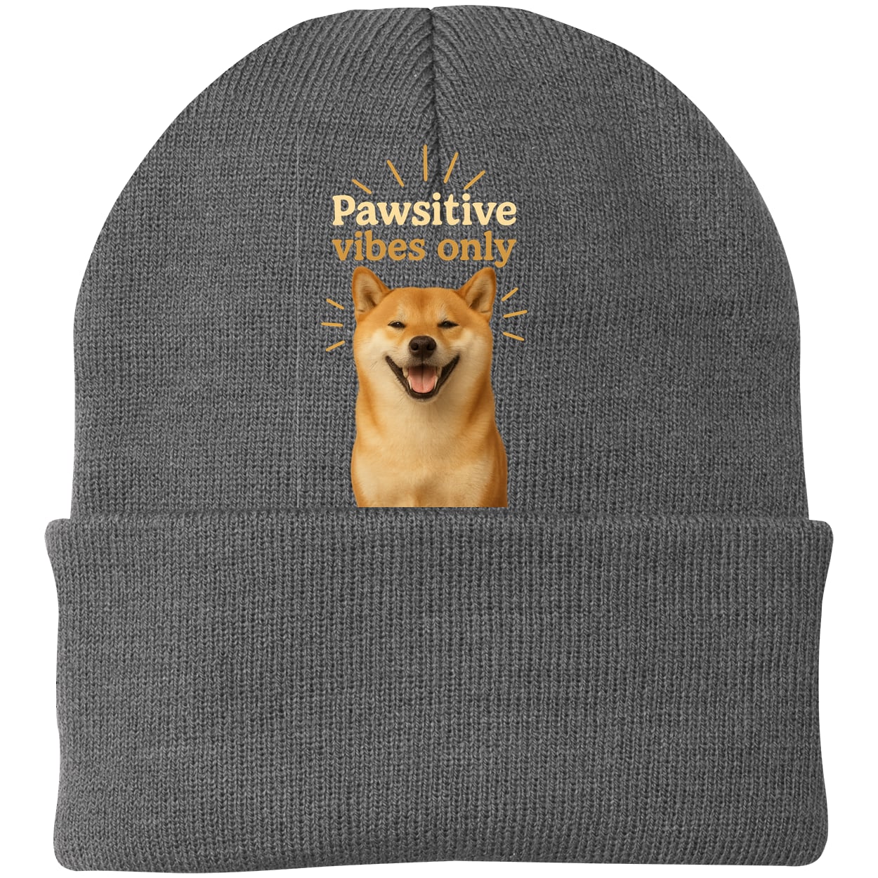 CP90 Port & Company Knit Beanie - Athletic Oxford