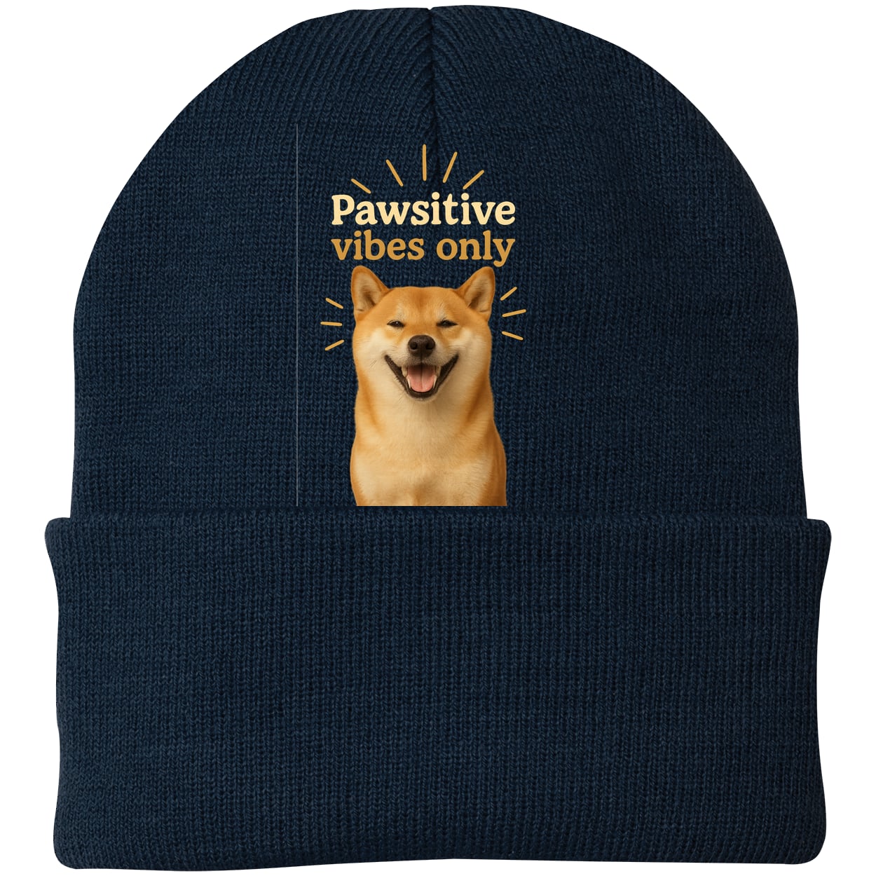 CP90 Port & Company Knit Beanie - Navy