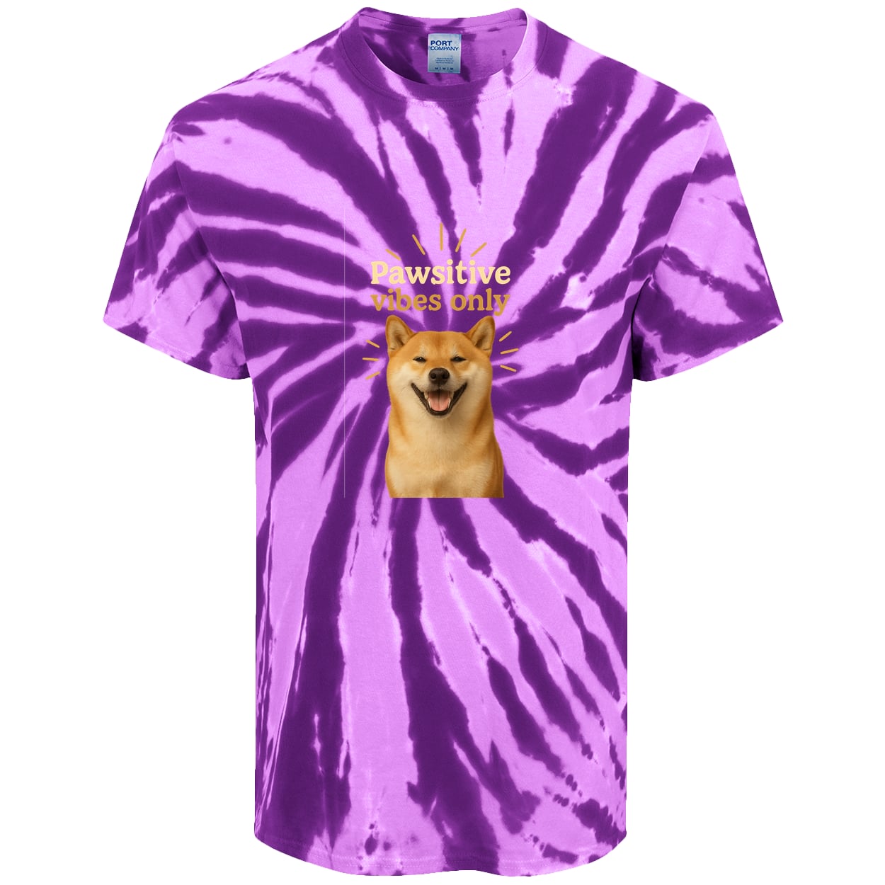 PC147 Port & Company Tie-Dye Tee - Purple