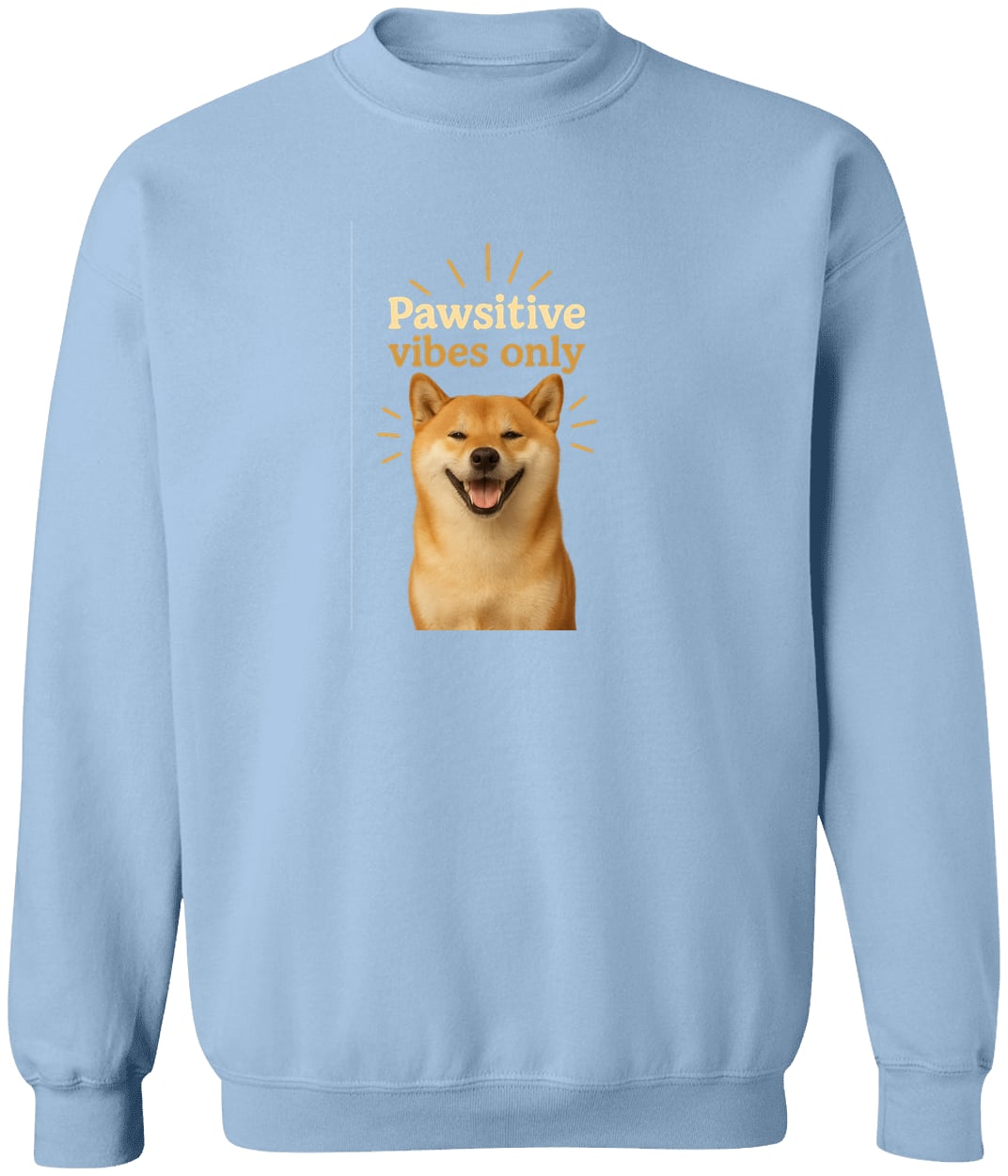 G180 Gildan Crewneck Pullover Sweatshirt - Light Blue