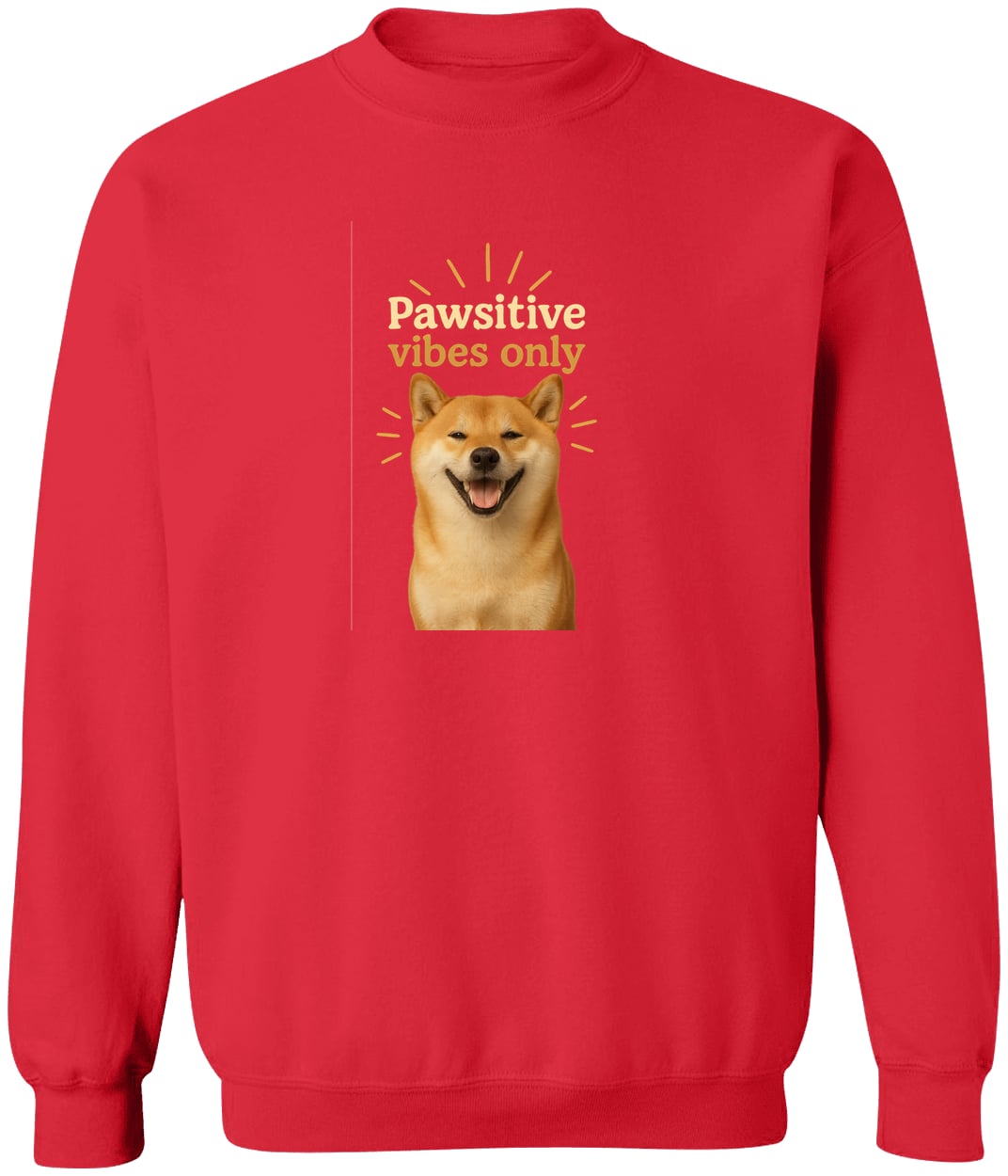 G180 Gildan Crewneck Pullover Sweatshirt - Red