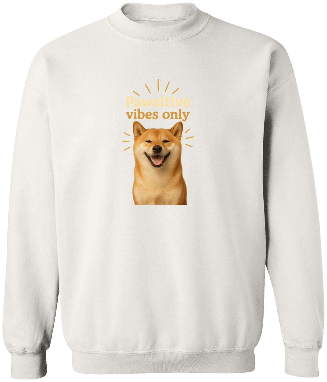 G180 Gildan Crewneck Pullover Sweatshirt - White