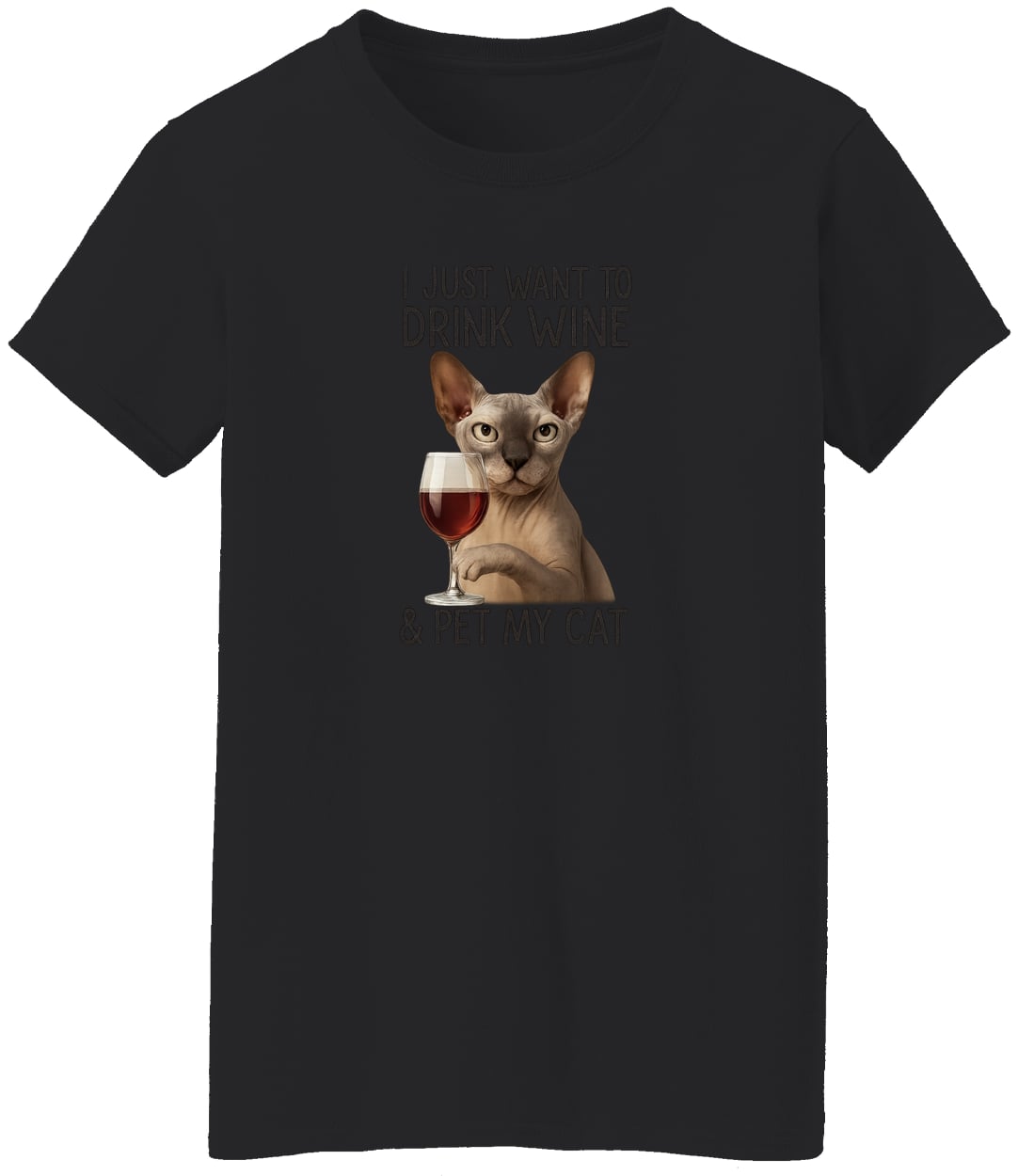 G500L Ladies' 5.3 oz. T-Shirt - Black