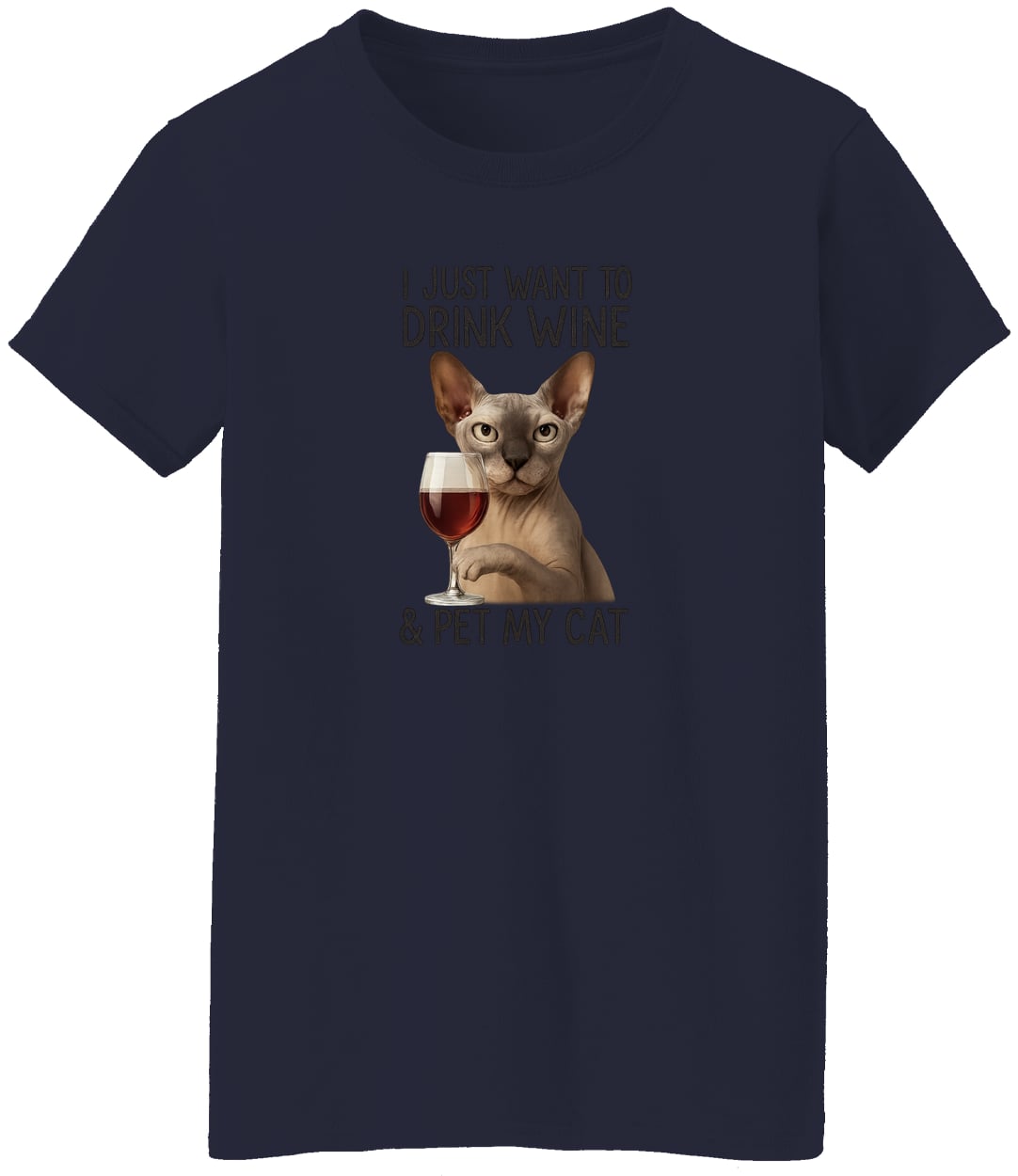 G500L Ladies' 5.3 oz. T-Shirt - Navy