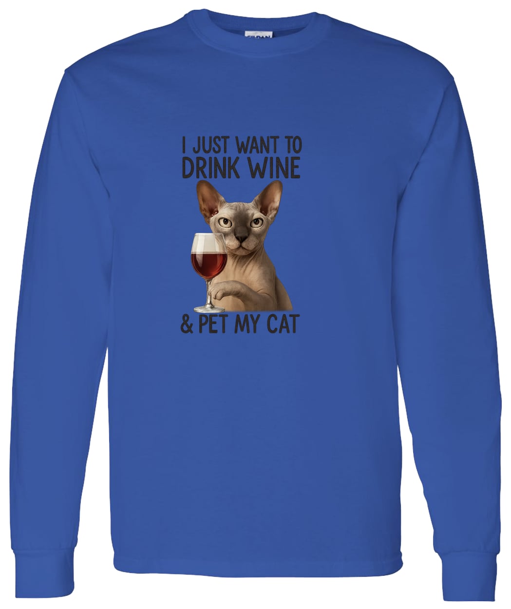 G540 LS T-Shirt 5.3 oz. - Royal