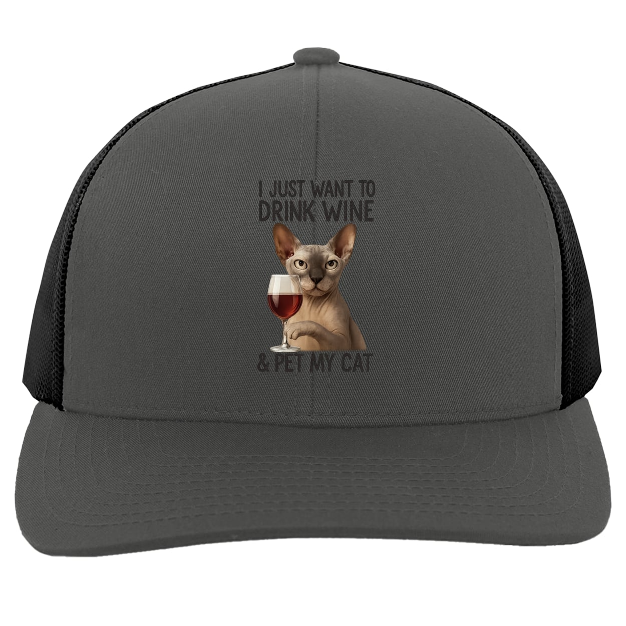 104C Trucker Snap Back - Graphite/Black
