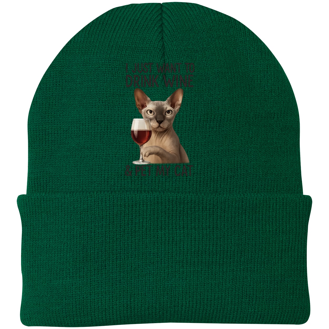 CP90 Port & Company Knit Beanie - Athletic Green