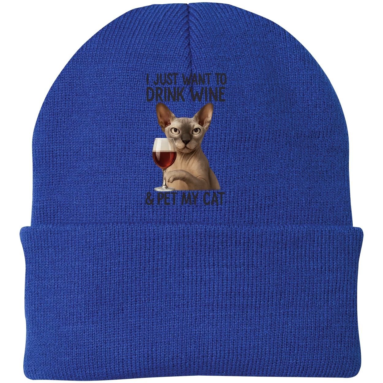 CP90 Port & Company Knit Beanie - Athletic Royal